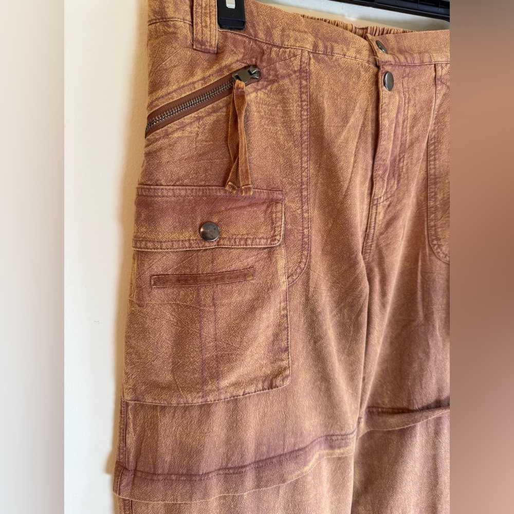 Oli & Hali Rust Orange Cargo Pants *NEW WITHOUT TAGS* - Picture 6 of 15